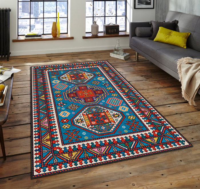 Conceptum Alfombra Asr Crpt-101 Multicolor 100 x 180 cm